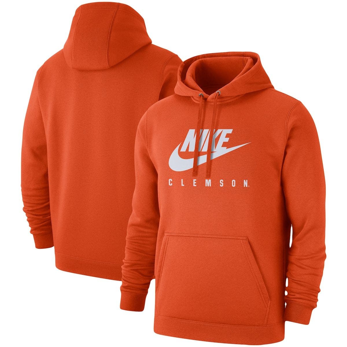 orange nike hoodies for men