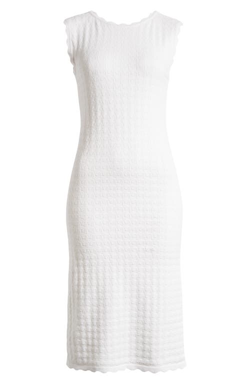 halogen(r) Sleeveless Knit Dress in Bright White