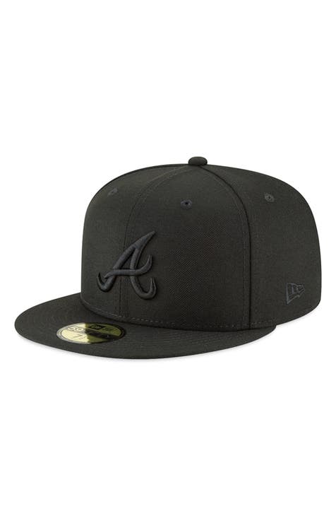 Atlanta Braves New Era Illusion 59FIFTY Fitted Hat - Cream/Navy