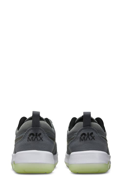 Shop Nike Kids' Air Max Motif Sneaker In Grey/volt/volt