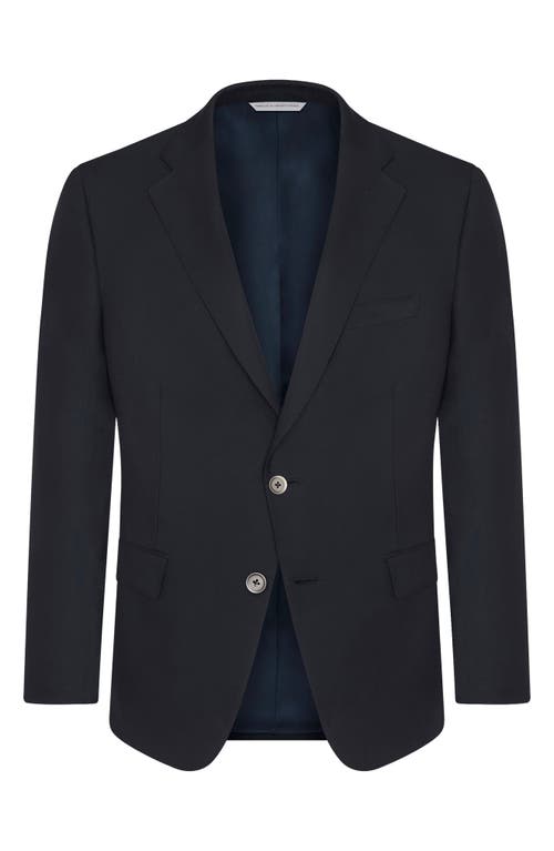 Samuelsohn Navy Wool Blazer In Navy