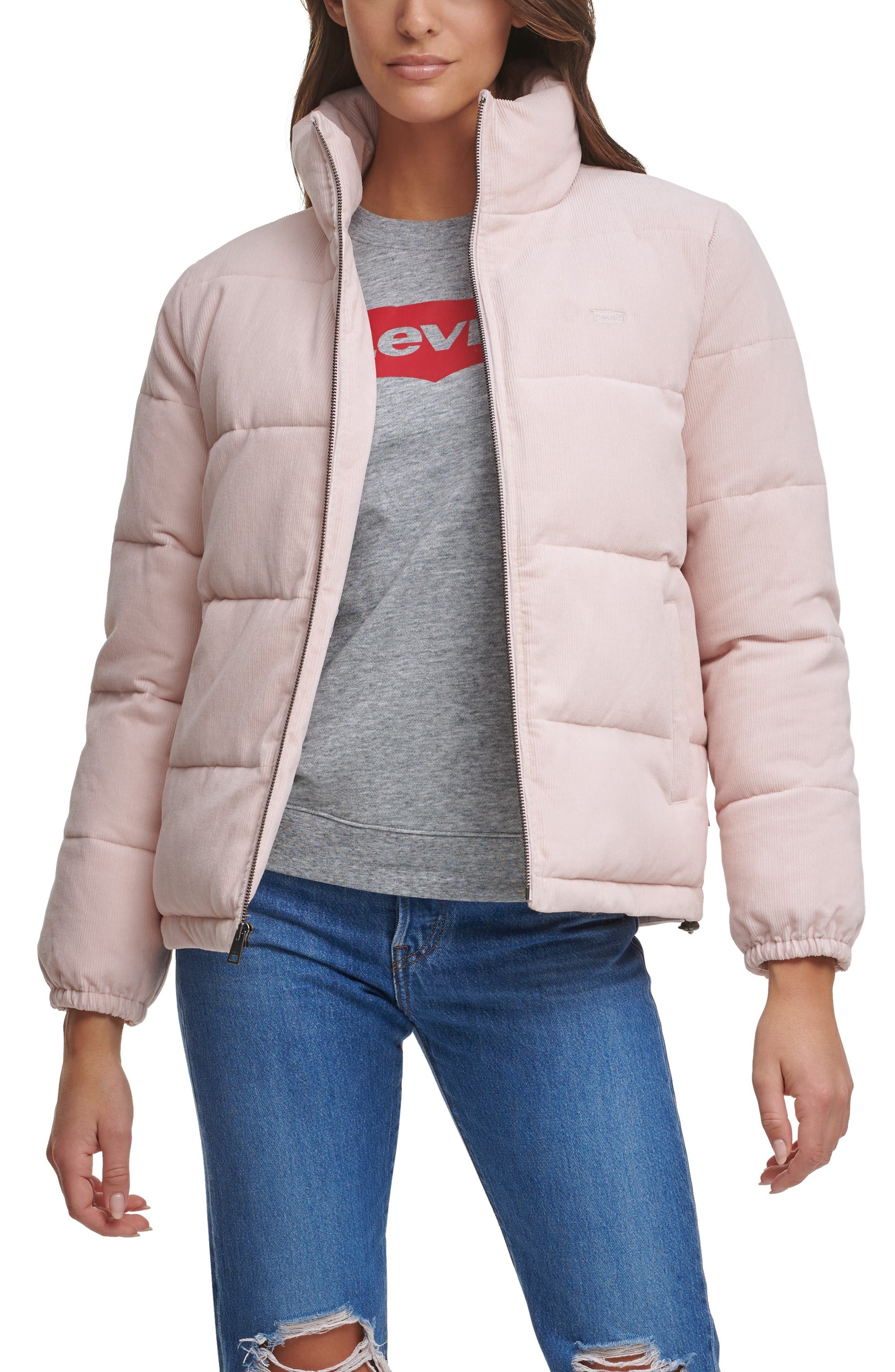 levi's women's corduroy puffer jacket