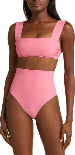 BONDI BORN® Becca Bandeau Bikini Top in Rain