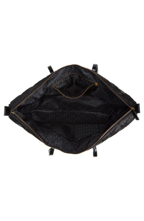 Kurt Geiger London Recycled Union Jack Shopper Tote Bag In Black
