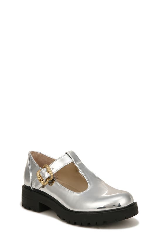 Sam Edelman Girls' Taelor Mary Jane Shoes - Toddler, Little Kid, Big Kid In Soft Silver