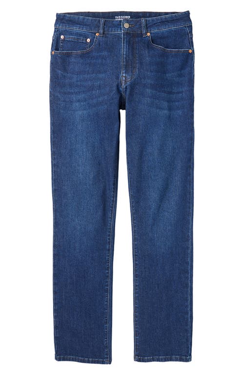 Fair Harbor Driftwood Straight Leg Jeans In Deep Sea Wash