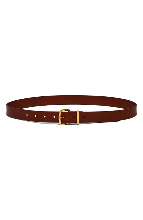 The Essential Leather Belt in Warm Cinnamon