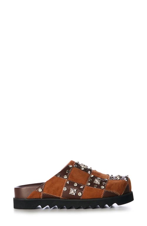 Azalea Wang Fischer Patchwork Clog In Tan