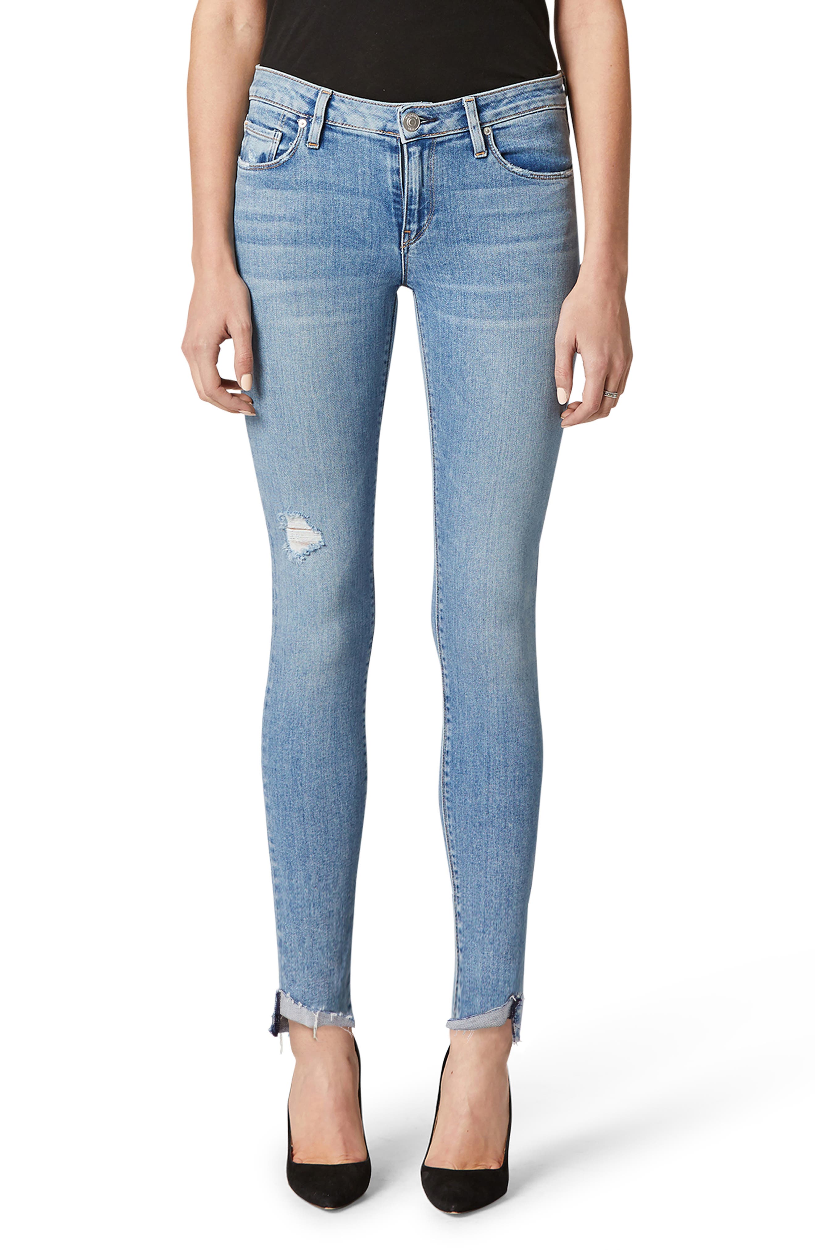 Hudson Krista Super Skinny Ankle Jeans In Lights On