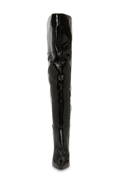 Vince Camuto Minnada Over The Knee Boot In Black Patent