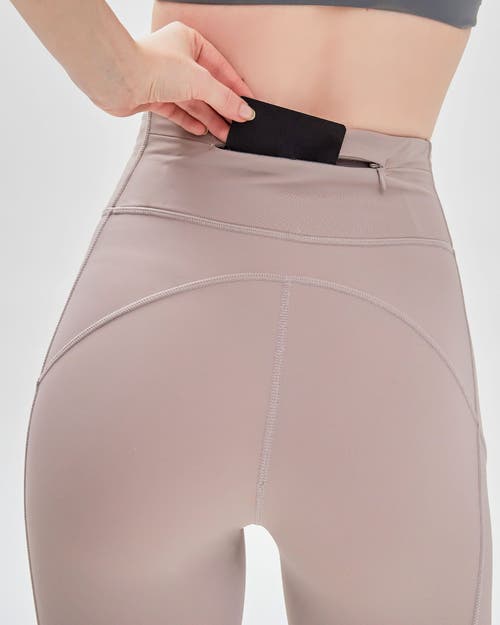 Rebody Active Shine On Silkiflex Legging 27" In Mauve