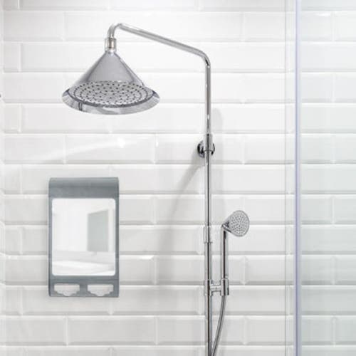 ZADRO ZADRO FOGLESS SHOWER MIRROR WITH RAZOR HOLDER & SQUEEGEE