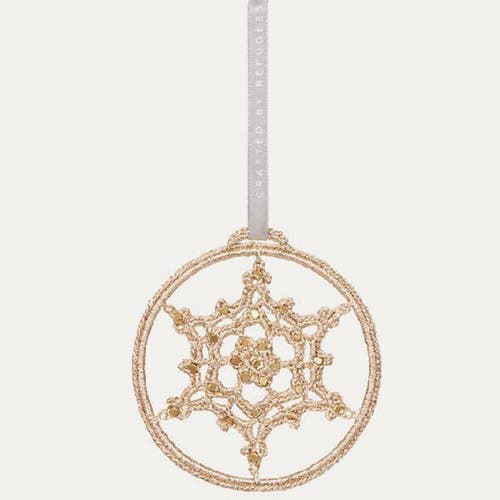 Shop Made51 Eternal Snowflake Ornament In Gold