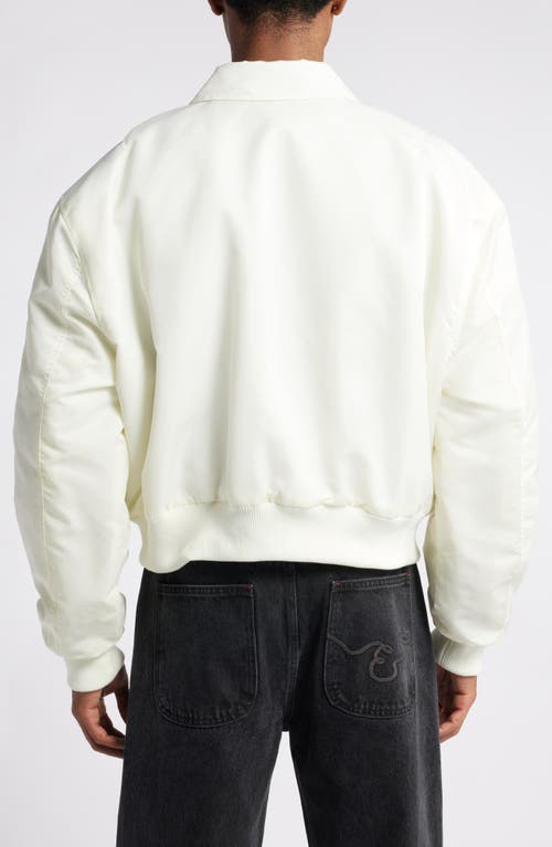 Shop Elwood Flight Jacket In Ivory