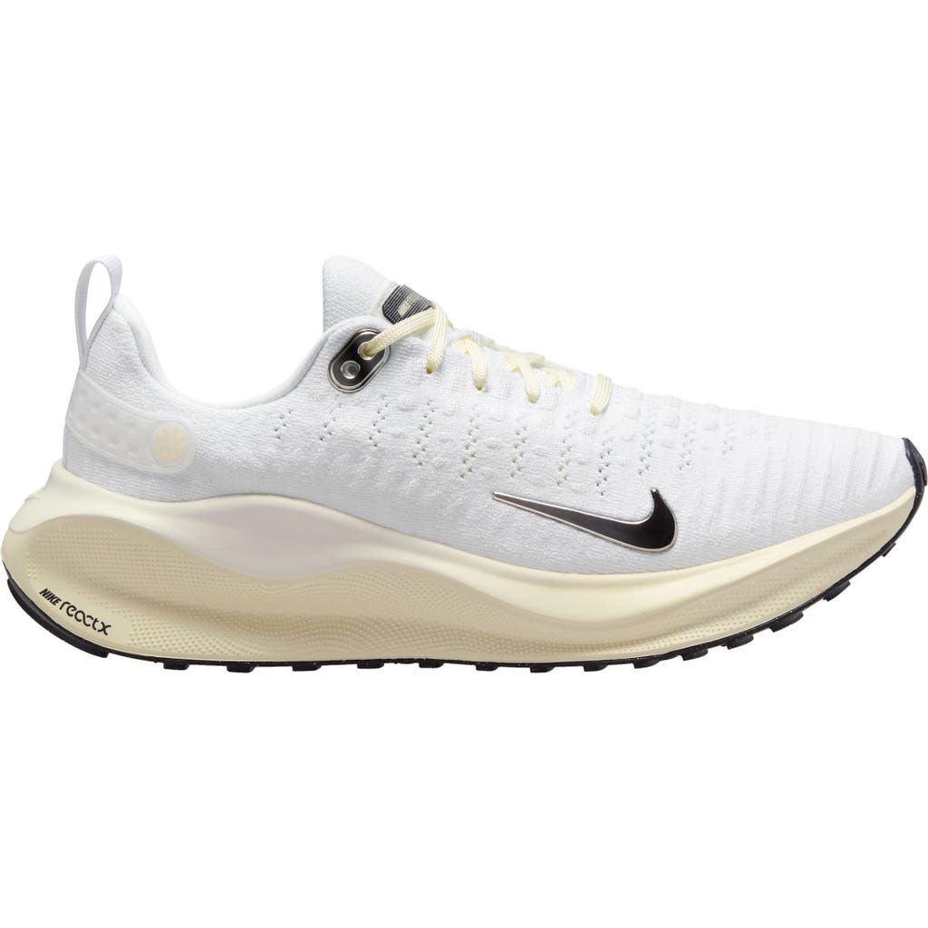 Nike Infinityrn 4 Running Shoe In White/chrome/sail