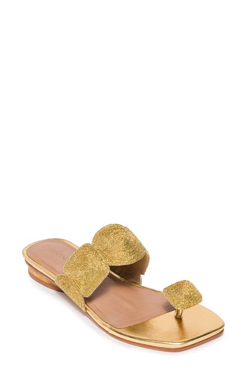 Palermo Sandal in Gold