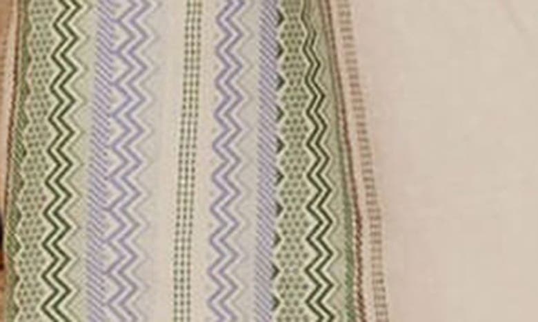 Shop Free People Stripe Linen Blend Romper In Tea Combo