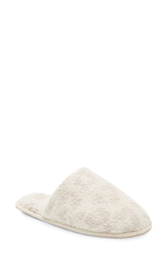 Barefoot Dreams Cozychic Leopard-print Slippers In Cream/stone