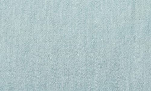 Coyuchi Organic Cotton Crinkled Percale Set Of 2 Pillowcases In Surf Chambray