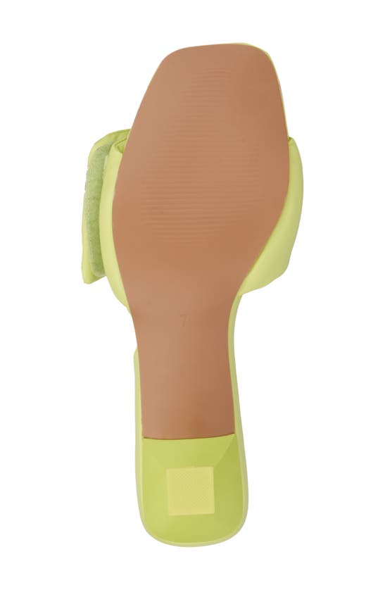 Shop Olivia Miller Allure Sandal In Neon Yellow