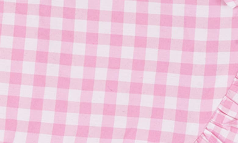 Rare Editions Kids' Eyelet Smocked Top & Ruffle Skort Set In Pink