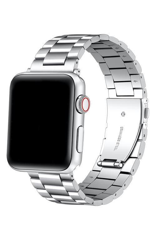 The Posh Tech Maxwell Bracelet Apple Watch® Watchband In Silver