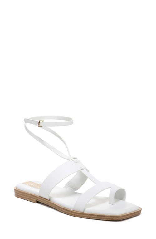 Maren Ankle Strap Sandal in White