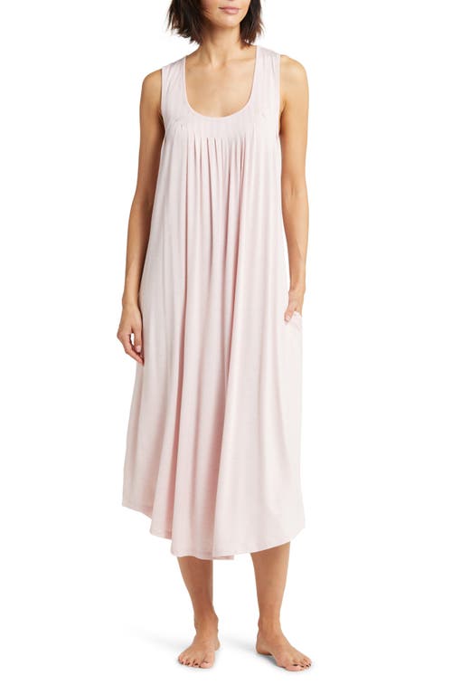 Pleated Nightgown in Papinelle Pink