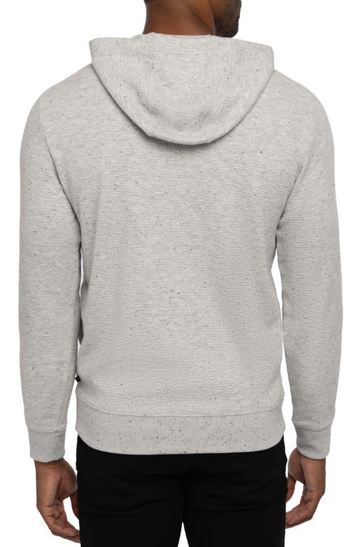 Travismathew Cloud Waffle Knit Hoodie In Light Grey