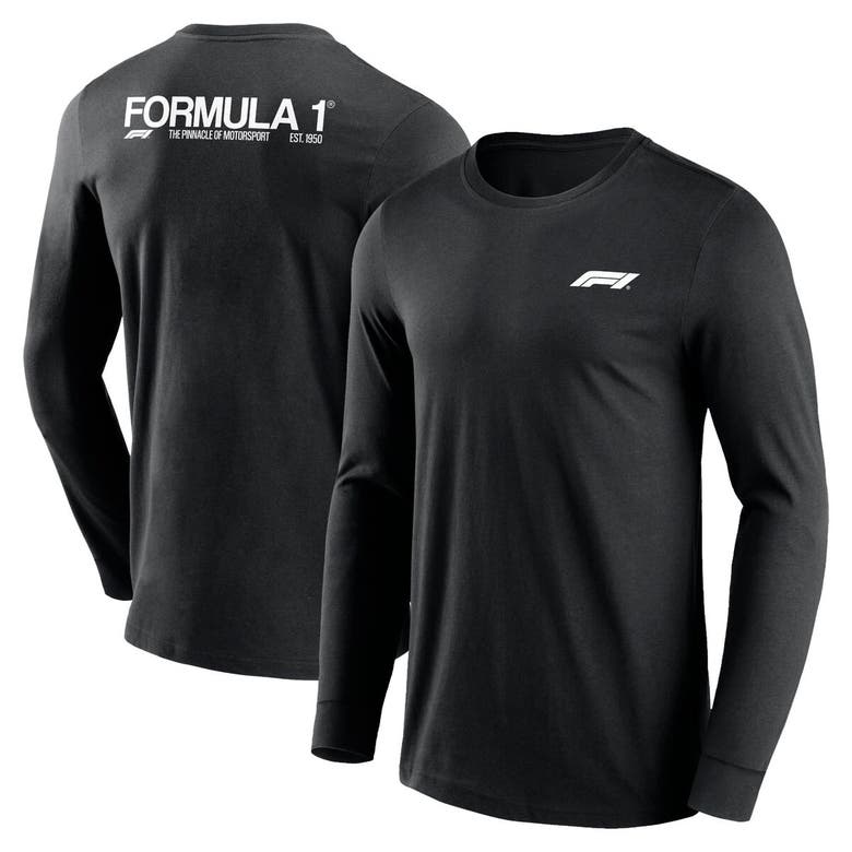 Shop Fanatics Branded Black Formula 1 End Credits Long Sleeve T-shirt