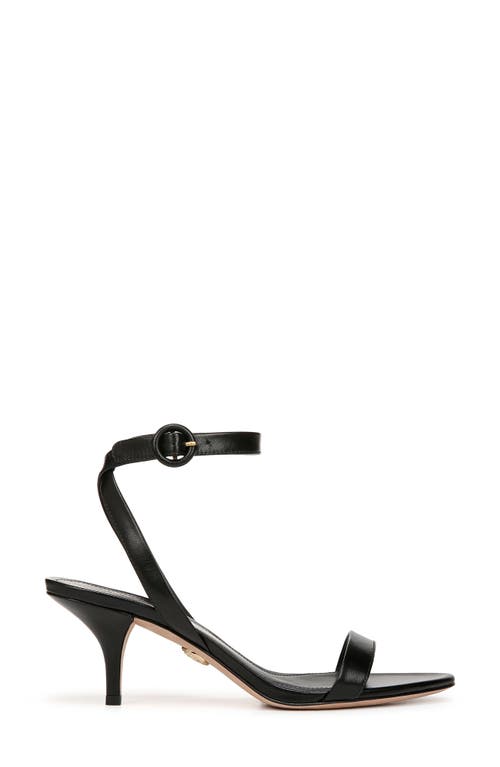 Veronica Beard Darcelle Leather Ankle-strap Sandals In Black