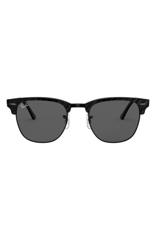 Ray Ban Ray-ban 49mm Square Sunglasses In Black/dark Grey