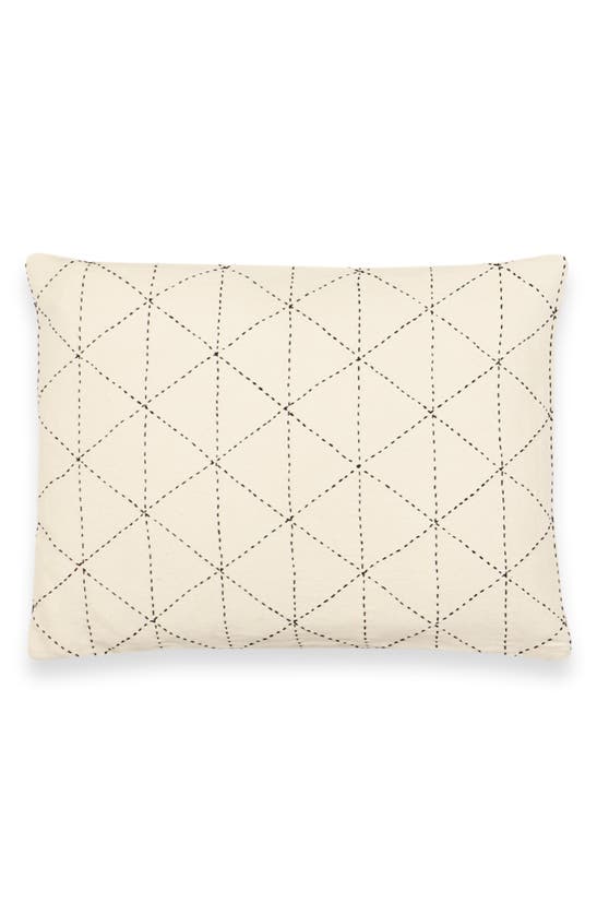 Anchal Graph Throw Pillow In White