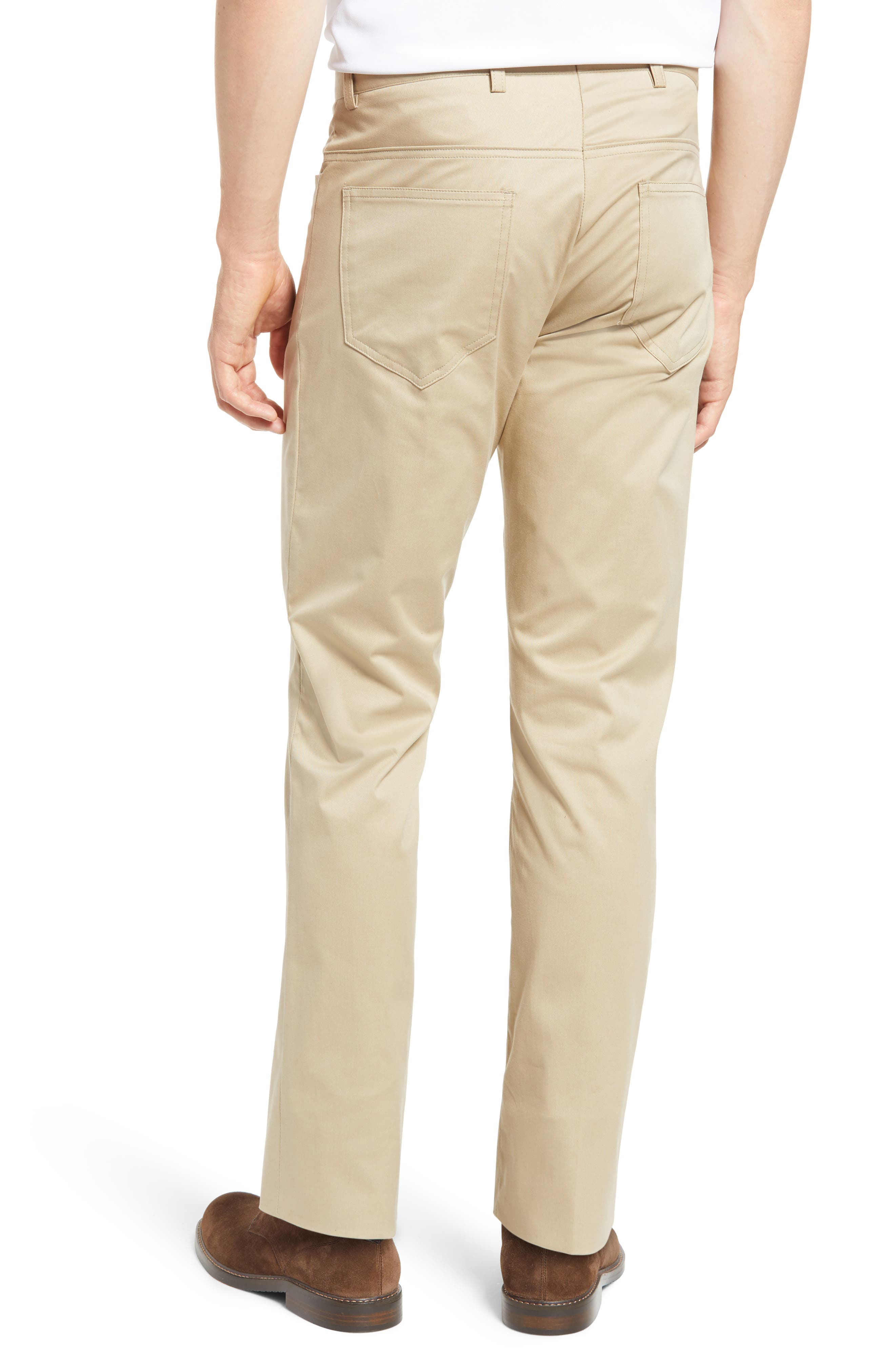 Berle Charleston Khakis Flat Front Stretch Twill Dress Pants | Nordstrom