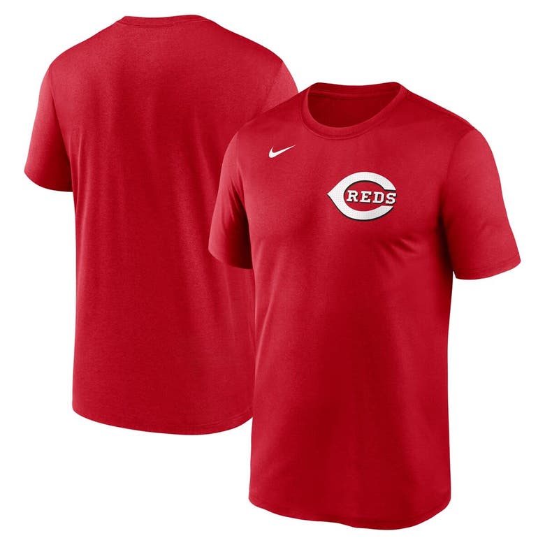 Shop Nike Red Cincinnati Reds Fuse Legend T-shirt