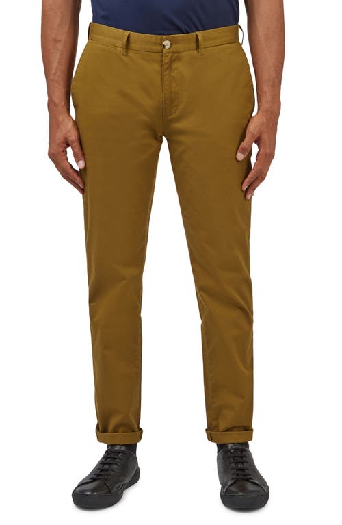 Signature Slim Fit Stretch Cotton Chinos in Bronze