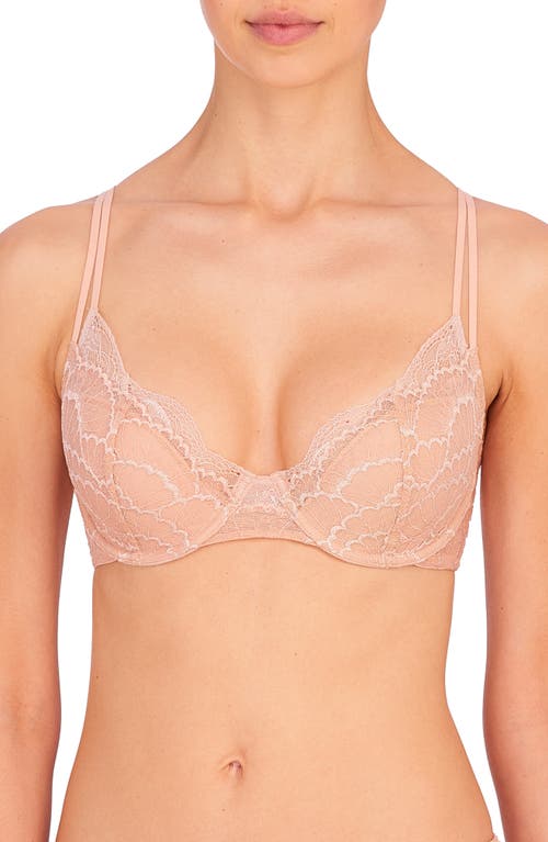 Natori Double Time Contour Underwire Bra in Mahogn/Cam at Nordstrom, Size 36Dd