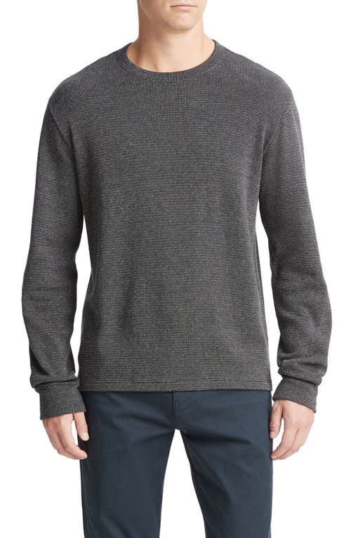 Vince Thermal Knit Long Sleeve T-Shirt Coastal Combo at Nordstrom,