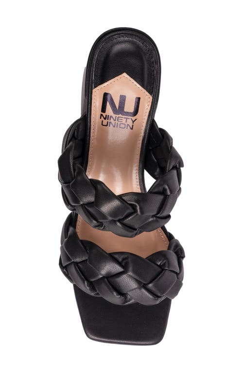 Ninety Union Twist Slide Sandal In Black
