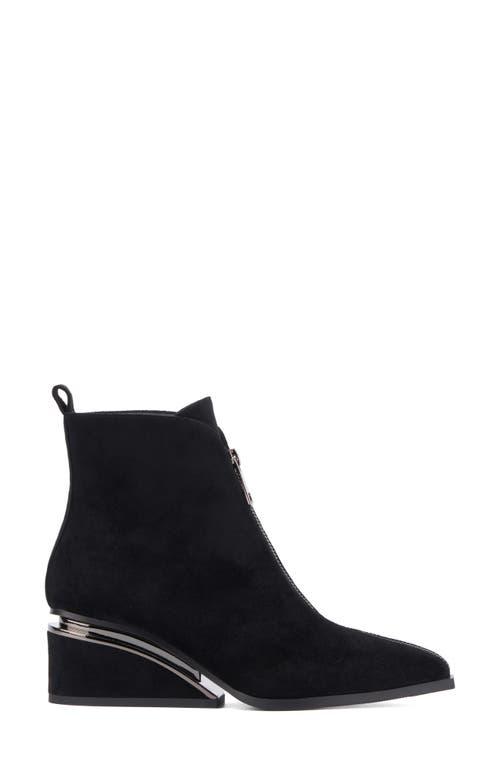 Torgeis Marion Wedge Ankle Boot In Black