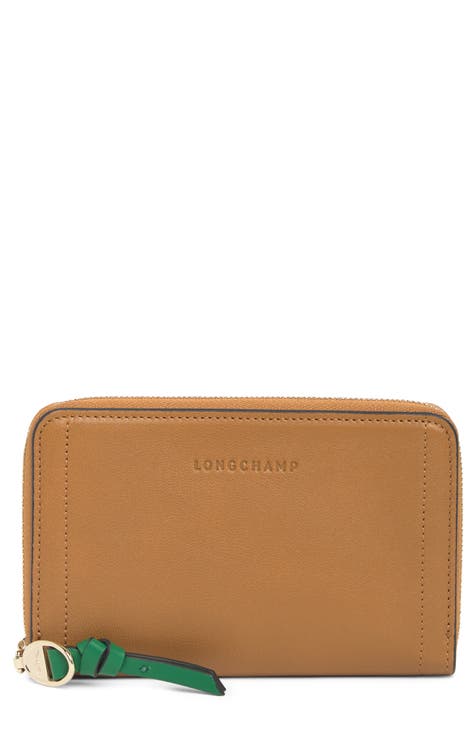 Dooney & Bourke Medium Leather Zip Around Wallet In Ivy At Nordstrom Rack  in Green