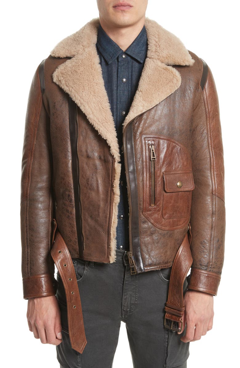 Belstaff Danescroft Shealing Leather Jacket | Nordstrom