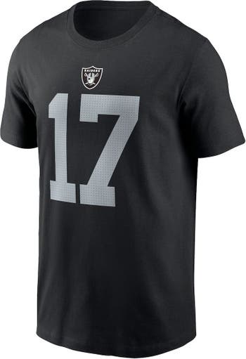 Men's Nike Davante Adams Black Las Vegas Raiders Player Name & Number  T-Shirt