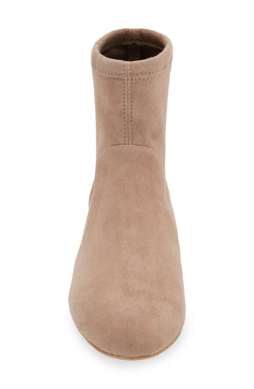 Shop Stuart Weitzman Grace Sock Bootie In Cashmere