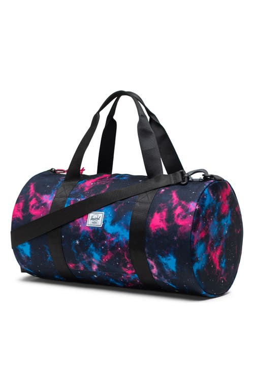 Shop Herschel Supply Co . Kids' Classic Recycled Polyester Duffle Bag In Fuschia Purple Galaxy