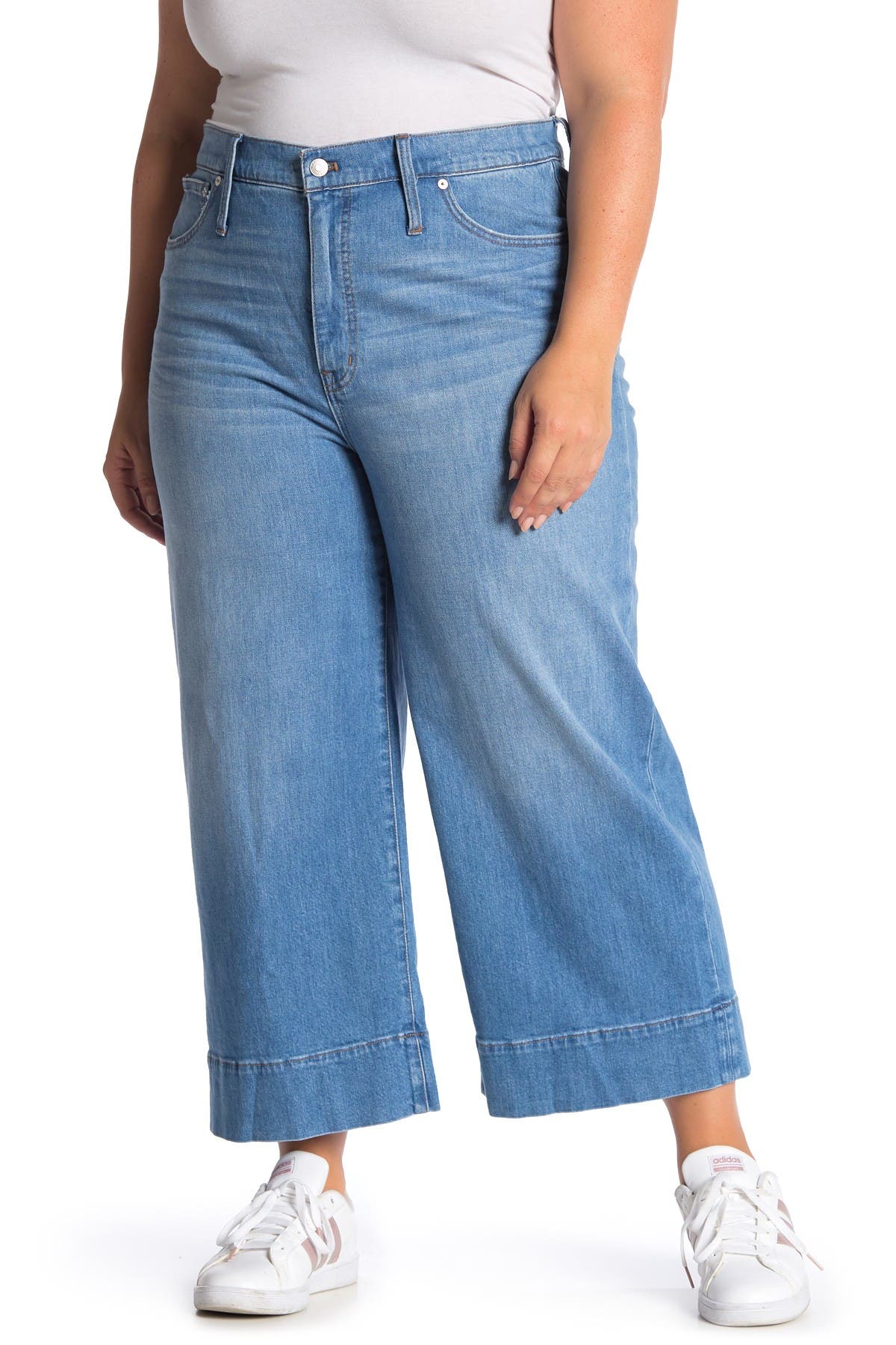 cropped wide leg jeans plus size