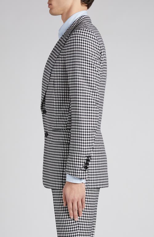 Tom Ford Atticus Tattersall Wool & Cashmere Suit In Zblaw Black/white