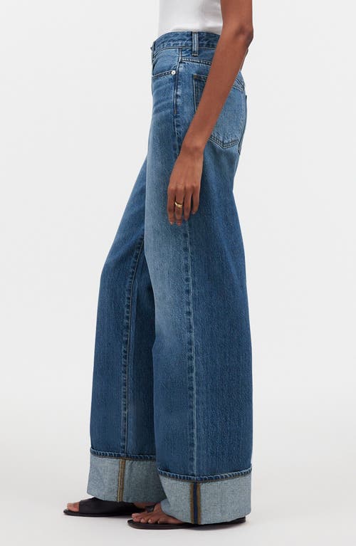 Shop Madewell Superwide Leg Jeans In Fannin Wash