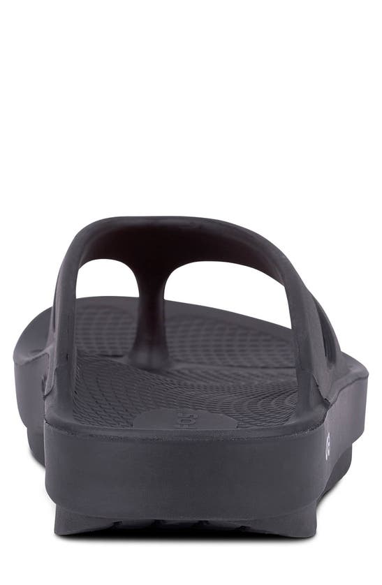 Shop Oofos Ooriginal Sandal In Black