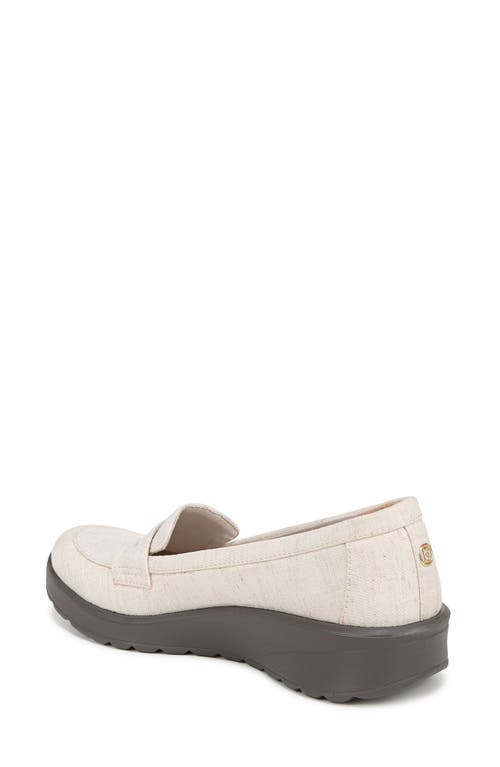 Bzees Gamma Washable Slip Ons In Natural Stretch Linen